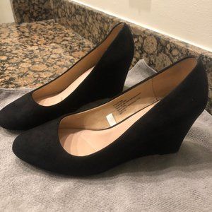 Women's Dot Round Toe Wedge Pumps - Target, A New Day - Size 8